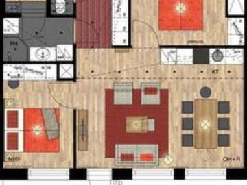 Фото номера Дом для отпуска Дома для отпуска Holiday Home Nordic chalet 8304 in winter 2020-2021 2 г. Юлляс 6